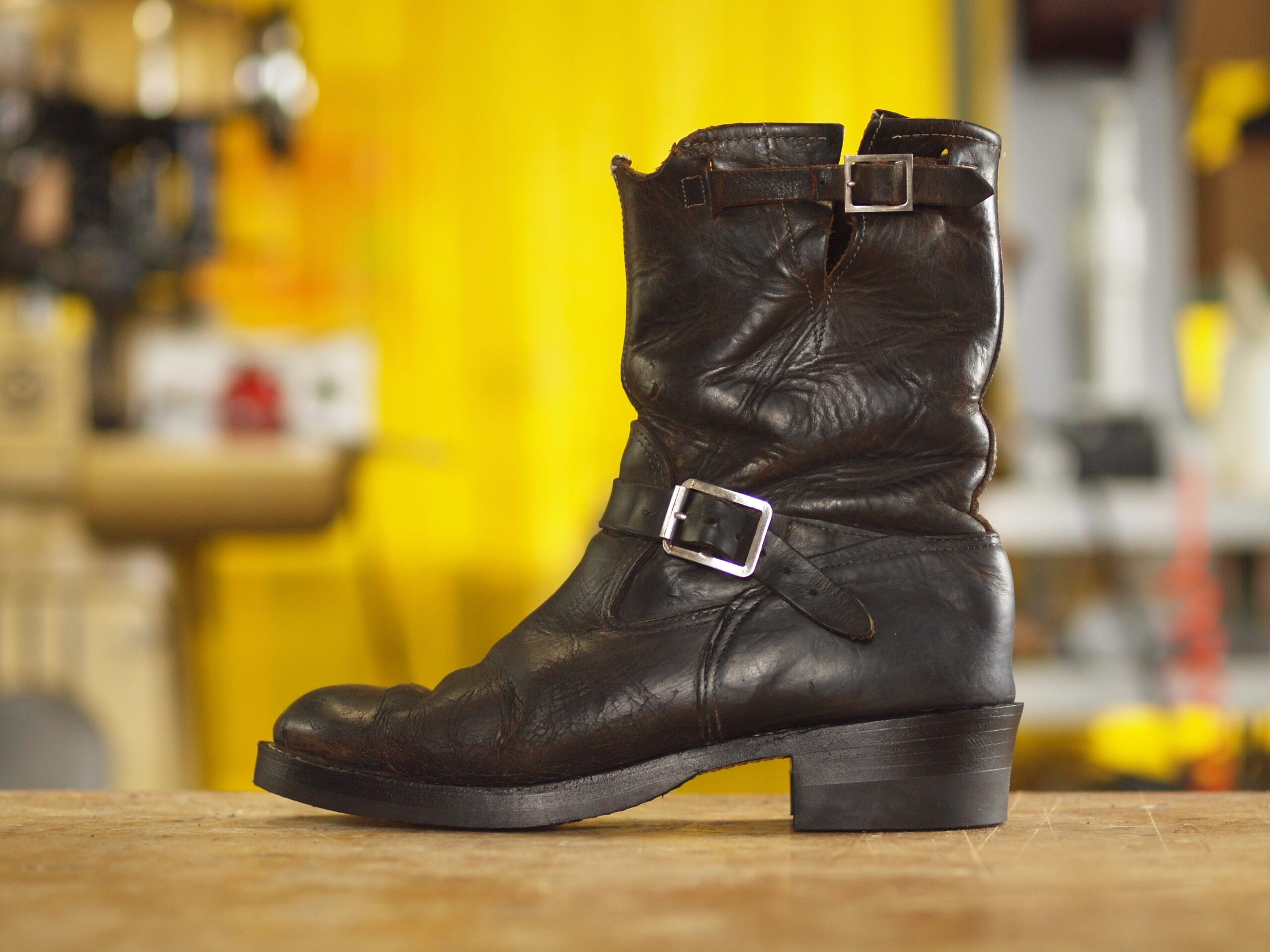 VINTAGE HORSEHIDE ENGINEER BOOTS - echoes-kumamoto